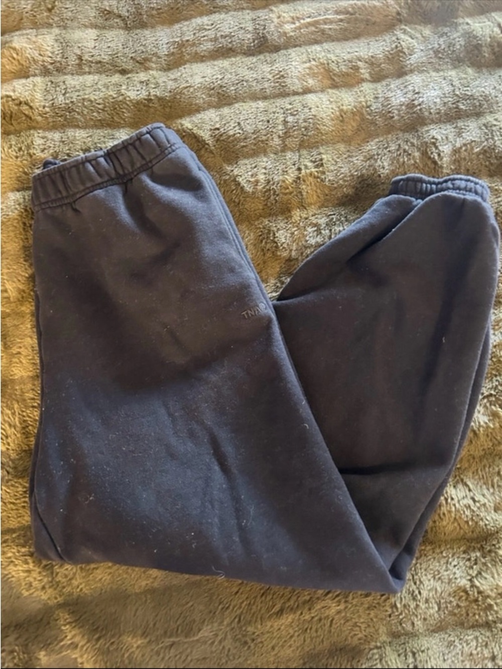 Aritzia Black Track Joggers - Classic Elastic Waist